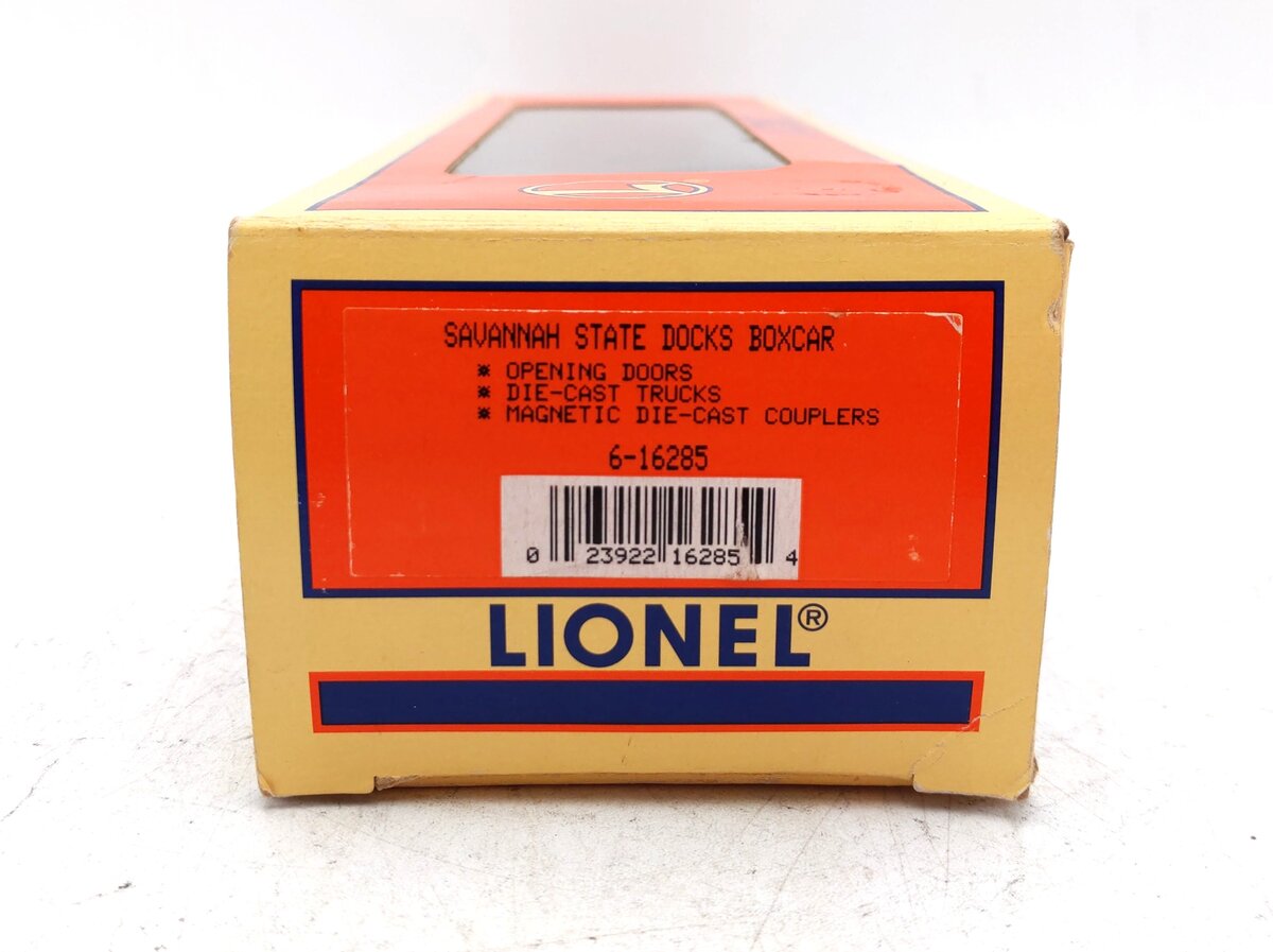 Lionel 6-16285 O Gauge Savannah State Docks Boxcar #9700 EX/Box
