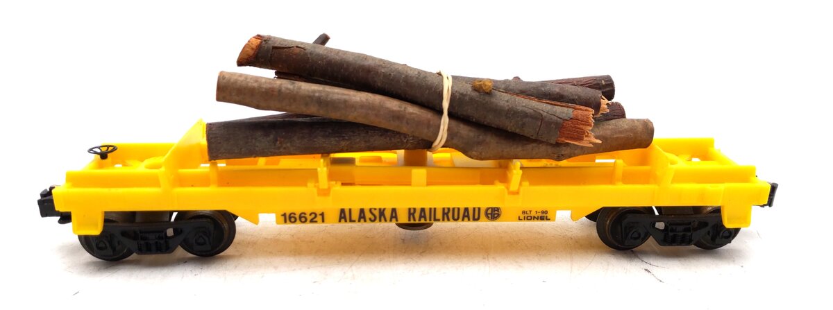 Lionel 6-16621 O Gauge Alaska Operating Log Dump Car EX/Box