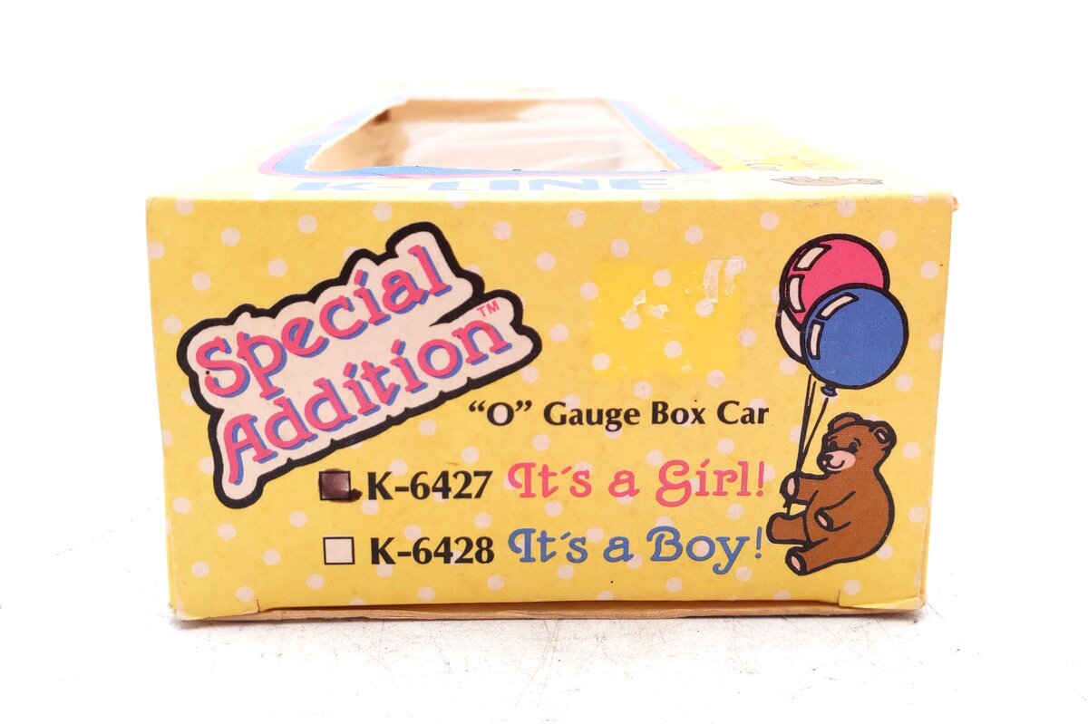 K-Line K6427 O Gauge It's a Girl! Boxcar LN/Box