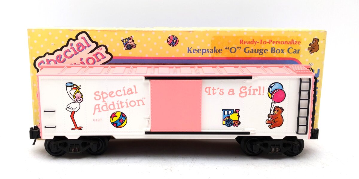 K-Line K6427 O Gauge It's a Girl! Boxcar LN/Box