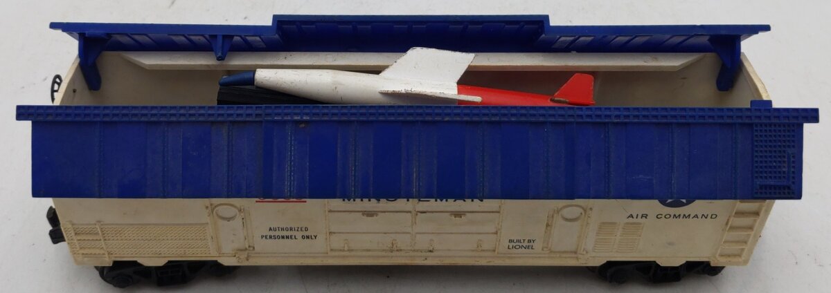 Lionel 3665 Vintage O Gauge US Air Force Minuteman Missile Launching Car VG