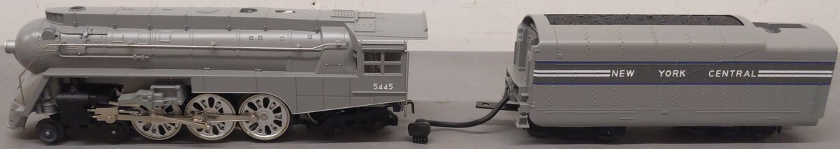 MTH 30-1113-1 O NYC 4-6-4 Dreyfuss Hudson Steam Locomotive & Tender #5445 w/PS1 VG/Box