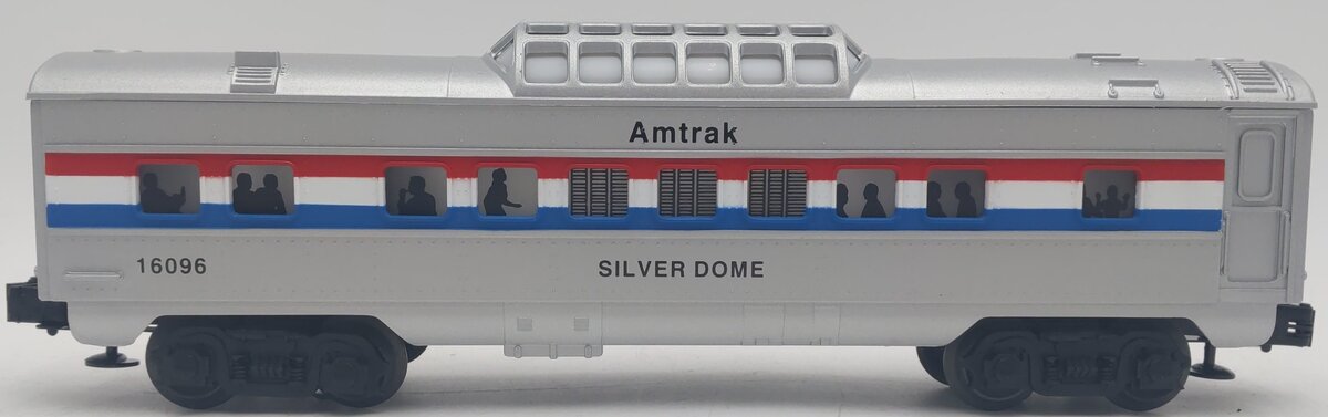 Lionel 6-16096 O Gauge Amtrak Silver Dome Vista Dome Car EX