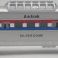 Lionel 6-16096 O Gauge Amtrak Silver Dome Vista Dome Car EX