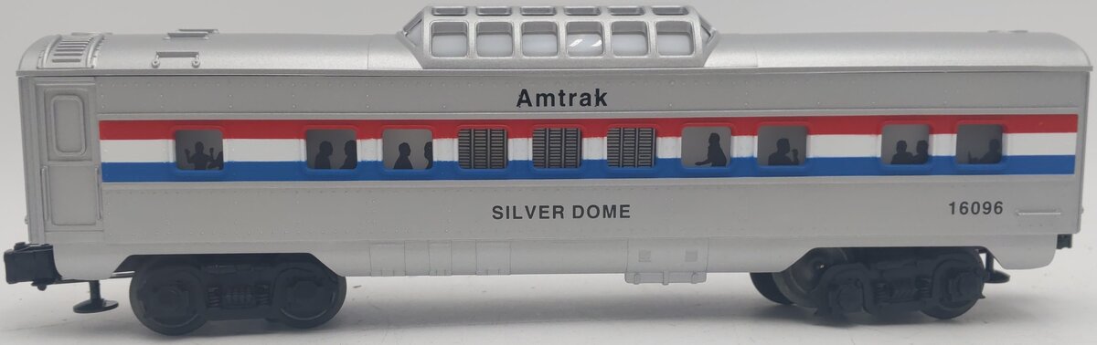 Lionel 6-16096 O Gauge Amtrak Silver Dome Vista Dome Car EX