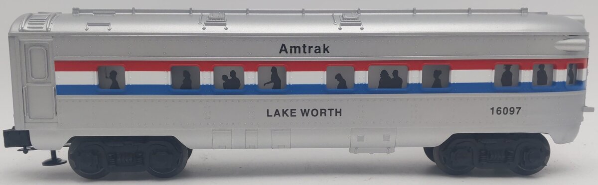 Lionel 6-16097 O Gauge Amtrak Lake Worth Observation Car EX
