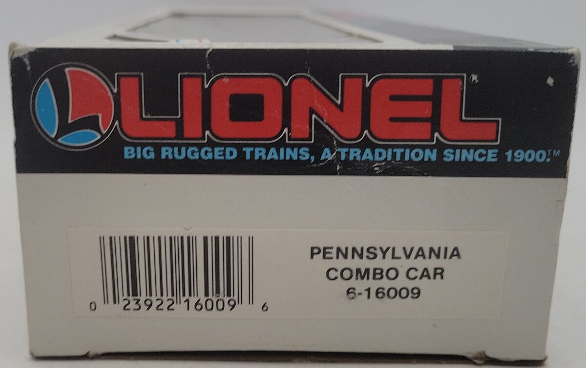 Lionel 6-16009 O Gauge Pennsylvania Tuscan Combine Car #16009 EX/Box