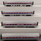 MTH 20-6519 O Amtrak Amfleet Passenger Car Set (Set of 4)/Box