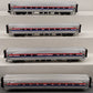 MTH 20-6519 O Amtrak Amfleet Passenger Car Set (Set of 4)/Box