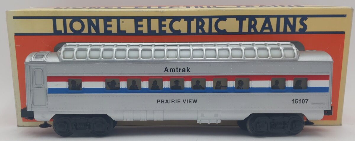 Lionel 6-15107 O Gauge Amtrak "Prairie View" Full Vista Dome Car #15107 EX/Box