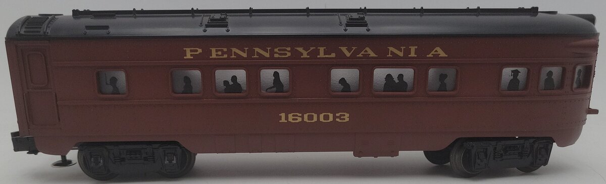 Lionel 6-16003 O Gauge Pennsylvania Tuscan Observation Car VG/Box