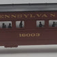 Lionel 6-16003 O Gauge Pennsylvania Tuscan Observation Car VG/Box