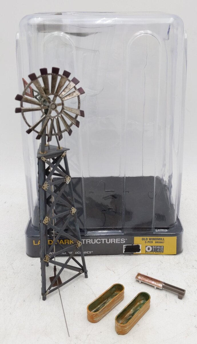 Woodland Scenics BR5867 O Built-&-Ready Old Windmill Building EX/Box