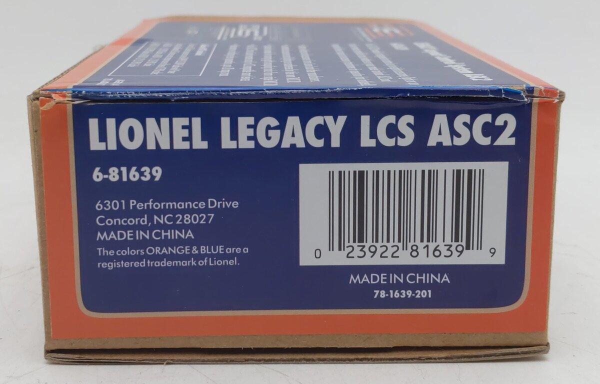 Lionel 6-81639 Legacy LCS Accessory Switch Controller 2 (ASC2) EX/Box