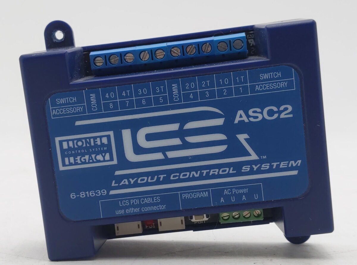 Lionel 6-81639 Legacy LCS Accessory Switch Controller 2 (ASC2) EX/Box