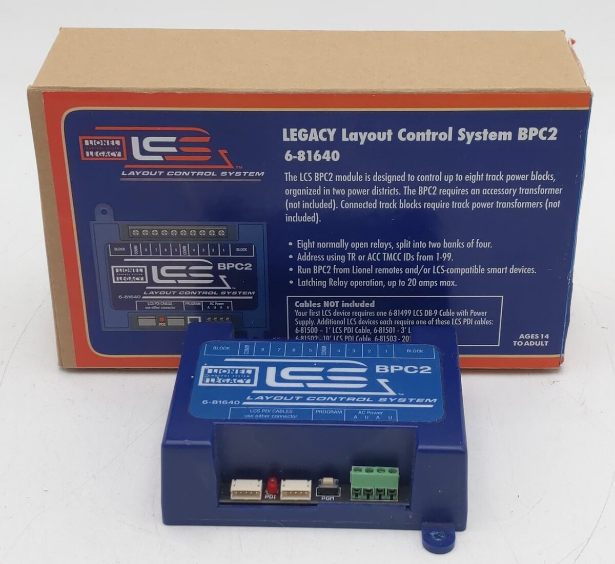 Lionel 6-81640 O LCS Block Power Controller 2 - BCP2 EX/Box