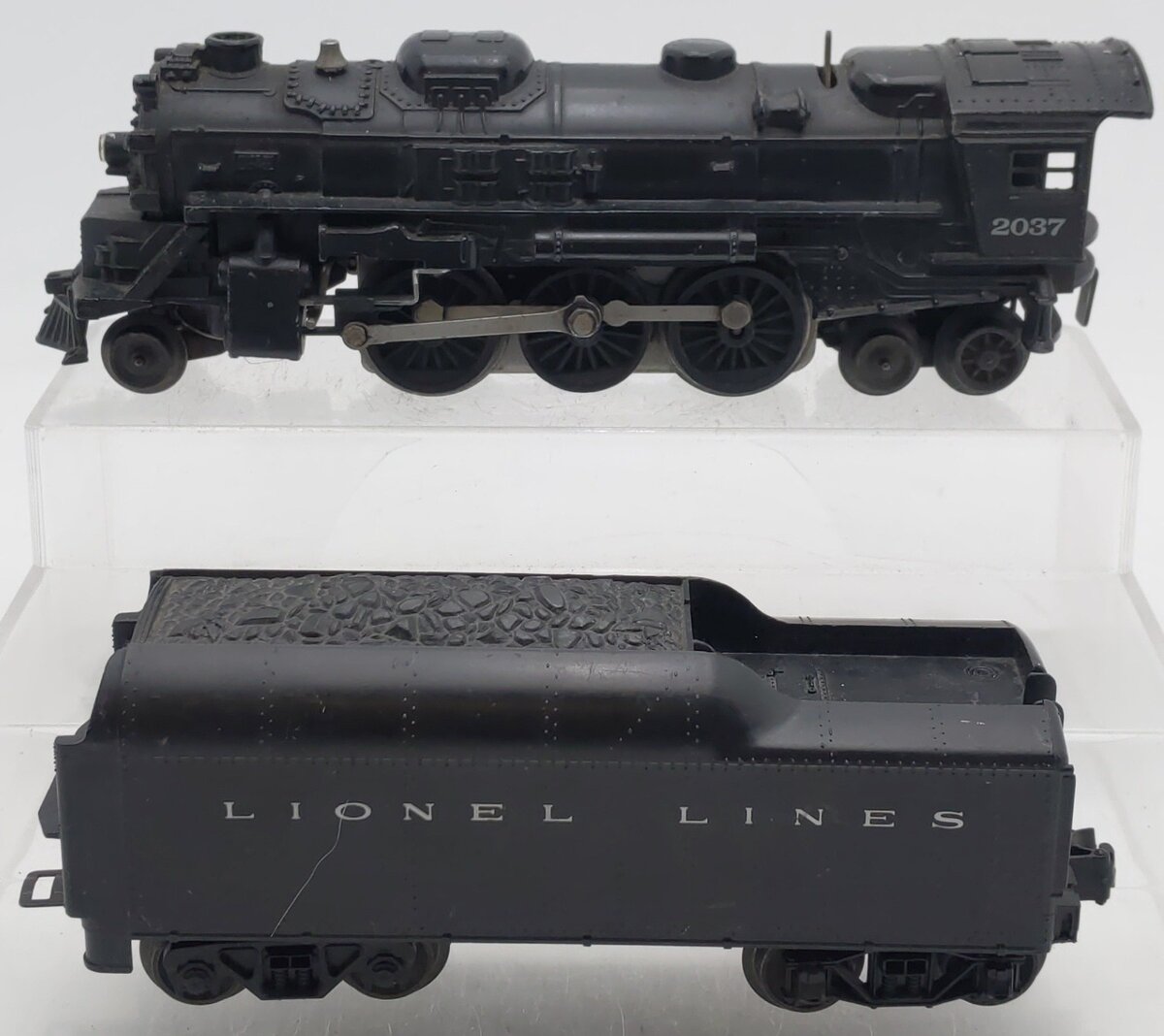 Lionel 2037 Vintage O 2-6-4 Die-Cast Steam Locomotive w/ 2046W Tender VG