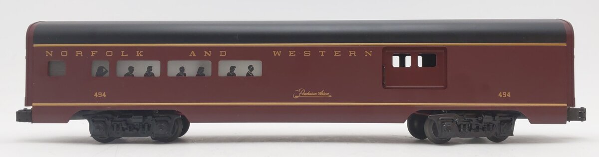 Lionel 6-19140 O Gauge Norfolk & Western Aluminum Combine Car #494 NIB