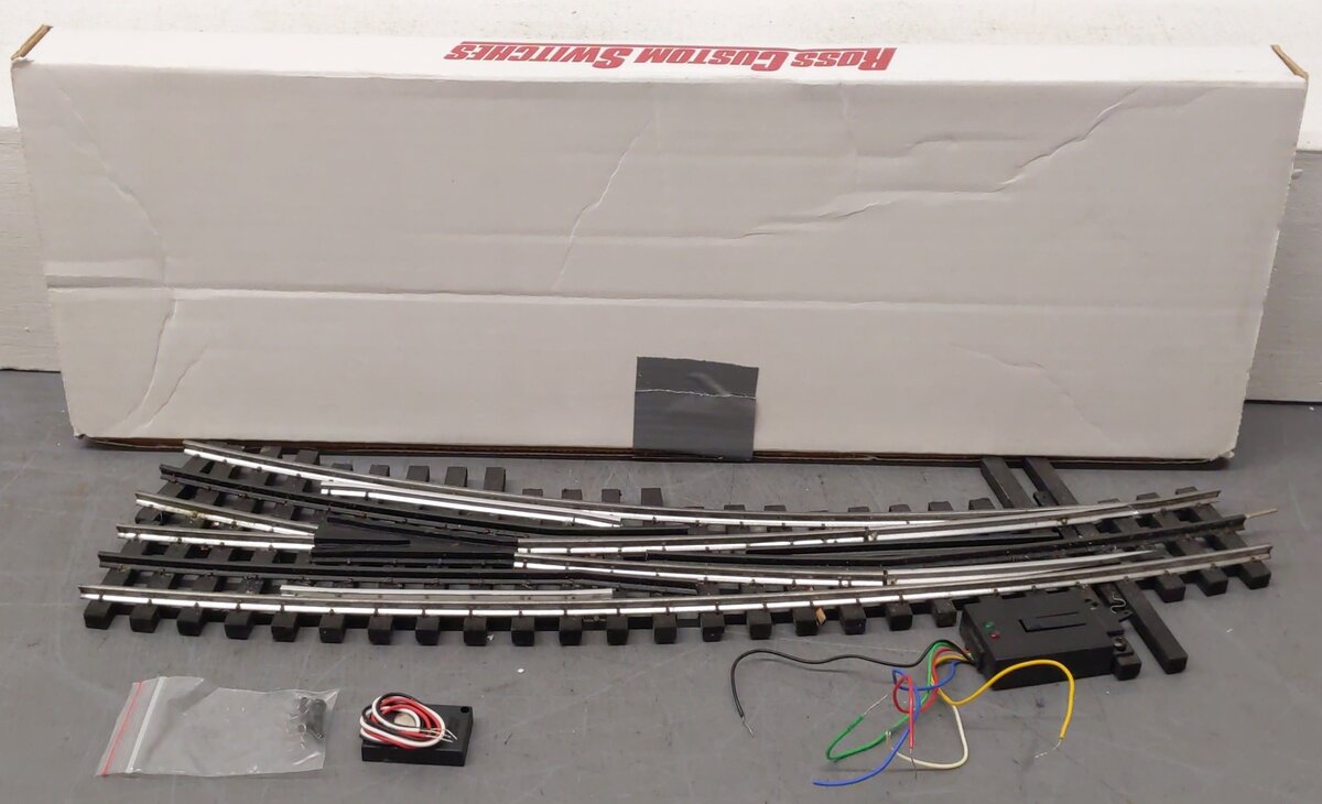 Ross 160M25 O 072-054 Right Hand Curved Switch Turnout with DZ-2500  VG/Box