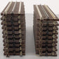 Atlas 6050 O Nickel Silver 10" Straight Track Sections with Brown Ties (19) VG