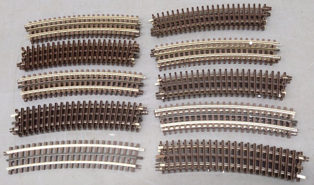 Atlas 6060 O Gauge O54 Full Curved Track (19) VG