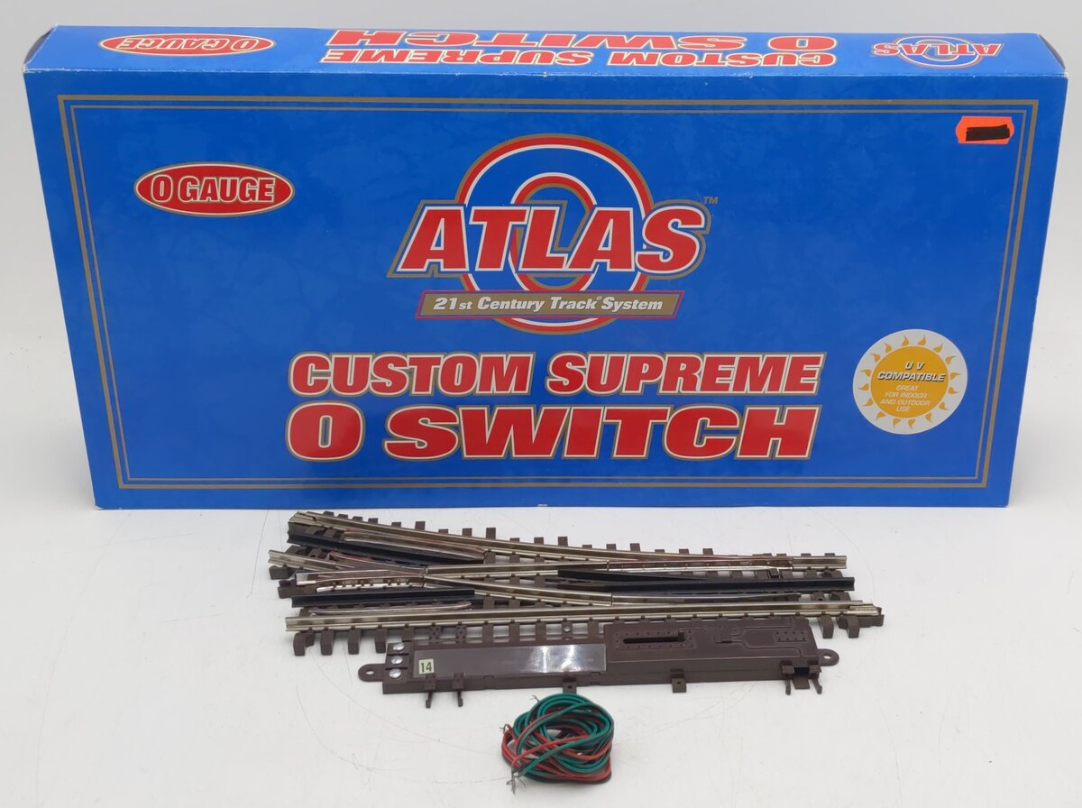 Atlas 6071 O54 Nickel Silver Right Hand Remote Switch Turnout EX/Box