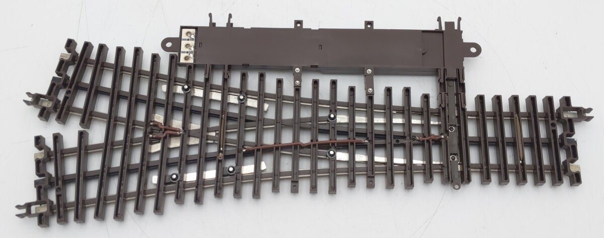 Atlas 6074 O Gauge Nickel Silver O-72 Wye Remote Switch Turnout VG/Box