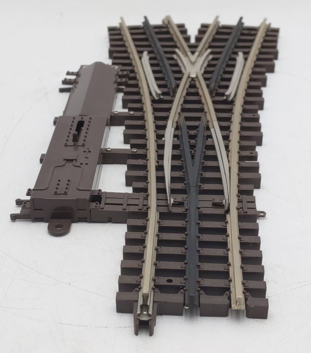 Atlas 6074 O Gauge Nickel Silver O-72 Wye Remote Switch Turnout VG/Box