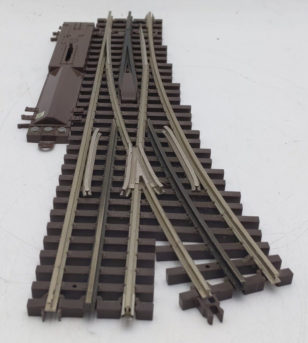 Atlas 6072 O Gauge Nickel Silver O-72 Left Hand Remote Switch Turnout EX/Box