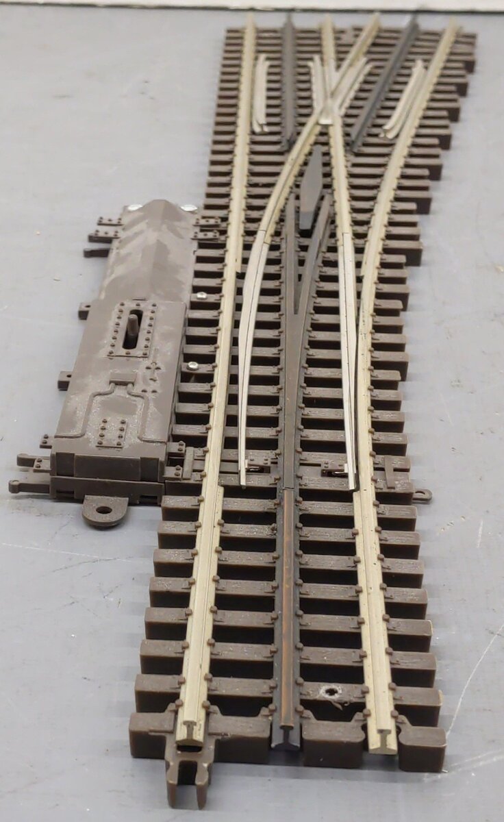Atlas 6025 O Gauge Nickel Silver Right Hand Remote Switch Turnout #5 (3Rail) EX/Box