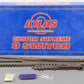 Atlas 6025 O Gauge Nickel Silver Right Hand Remote Switch Turnout #5 (3Rail) EX/Box