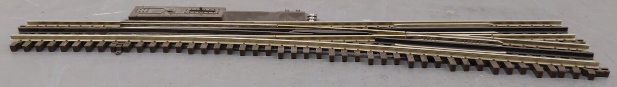 Atlas 6025 O Gauge Nickel Silver Right Hand Remote Switch Turnout #5 (3Rail) EX/Box