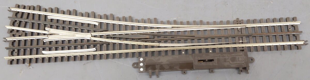 Atlas 6025 O Gauge Nickel Silver Right Hand Remote Switch Turnout #5 (3Rail) EX/Box