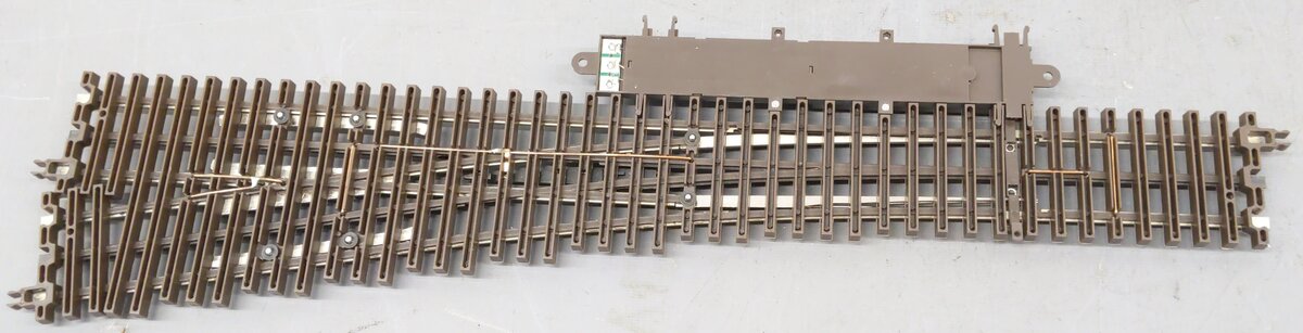 Atlas 6025 O Gauge Nickel Silver Right Hand Remote Switch Turnout #5 (3Rail) EX/Box