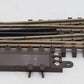 Atlas 6024 O Gauge Nickel Silver Left Hand Remote Switch Turnout #5 EX/Box