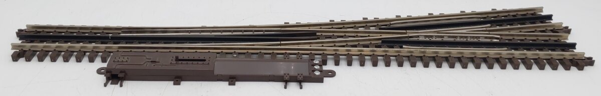 Atlas 6024 O Gauge Nickel Silver Left Hand Remote Switch Turnout #5 EX/Box