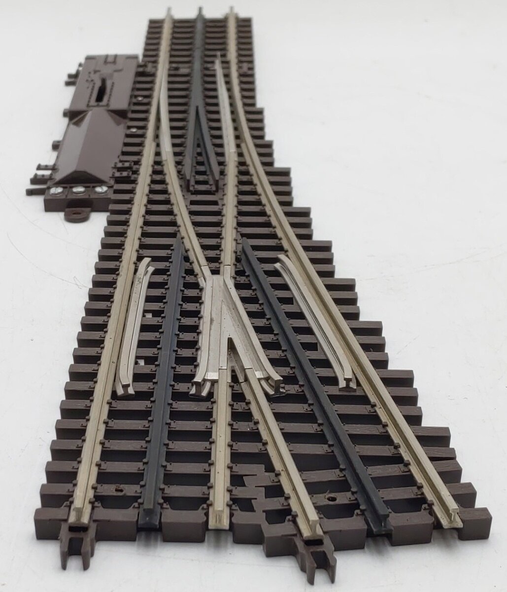 Atlas 6024 O Gauge Nickel Silver Left Hand Remote Switch Turnout #5 EX/Box