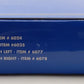 Atlas 6024 O Gauge Nickel Silver Left Hand Remote Switch Turnout #5 EX/Box