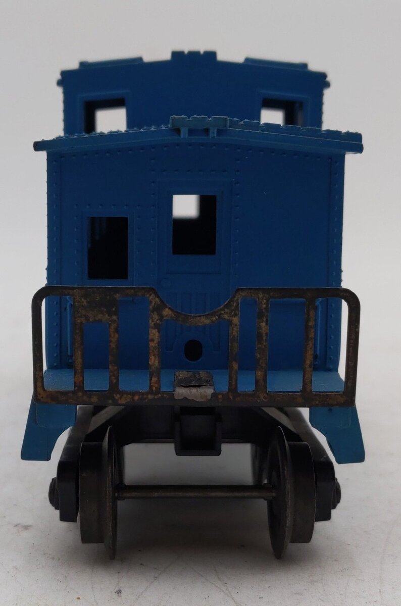 Lionel 6017 Vintage O Gauge Boston and Maine Light Blue Caboose VG