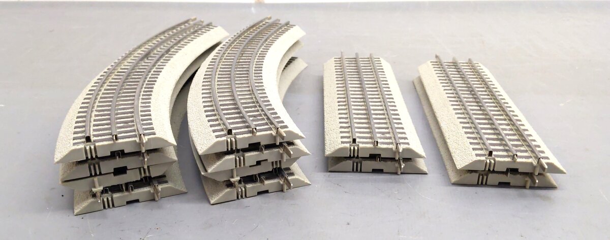 Lionel O Gauge Assorted Curved & Straight Track: 6-12015, 6-12014 [12] EX