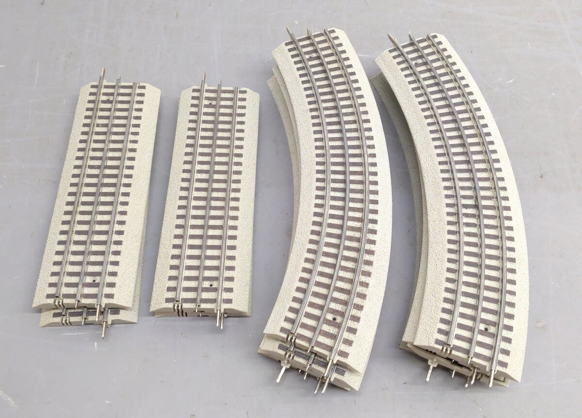 Lionel O Gauge Assorted Curved & Straight Track: 6-12015, 6-12014 [12] EX