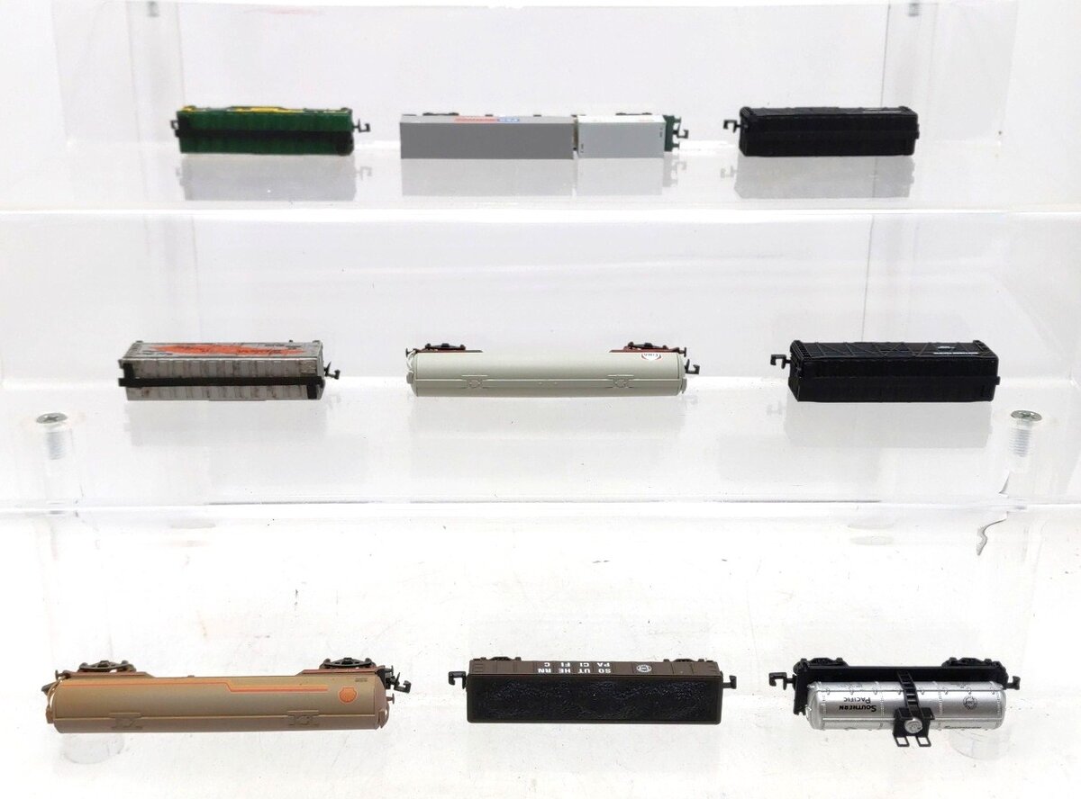 Graham Farish & Other N Scale Assorted Freight Cars [9] EX