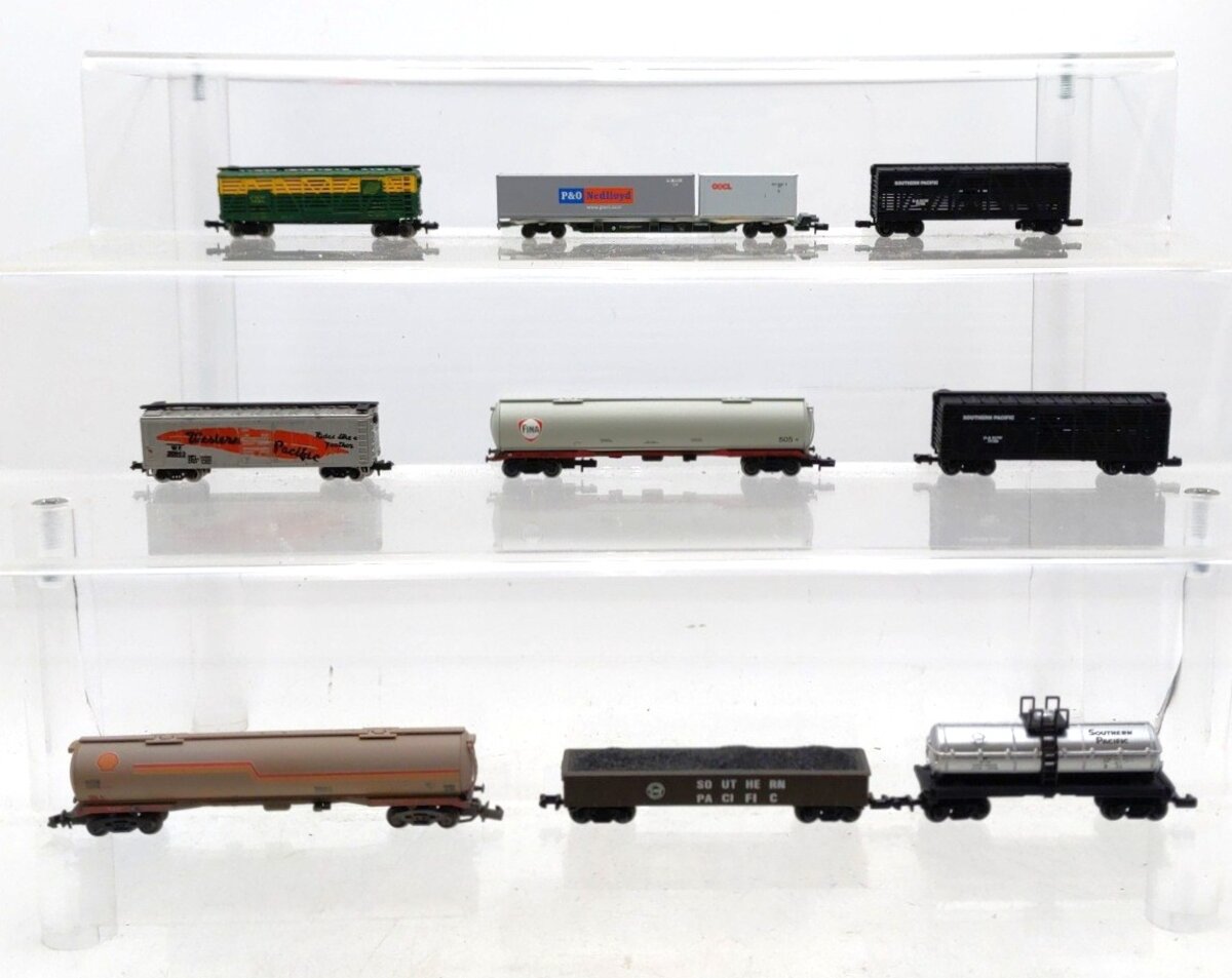 Graham Farish & Other N Scale Assorted Freight Cars [9] EX