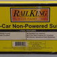 MTH 30-2759-3 O New York Transit Q Type Subway Non-Powered Add-on Set (Set of 3) EX/Box