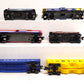 Lionel O Gauge Assorted Freight Cars: 9708, 9317, 9181, 9060, 9018, 9136 [6] VG