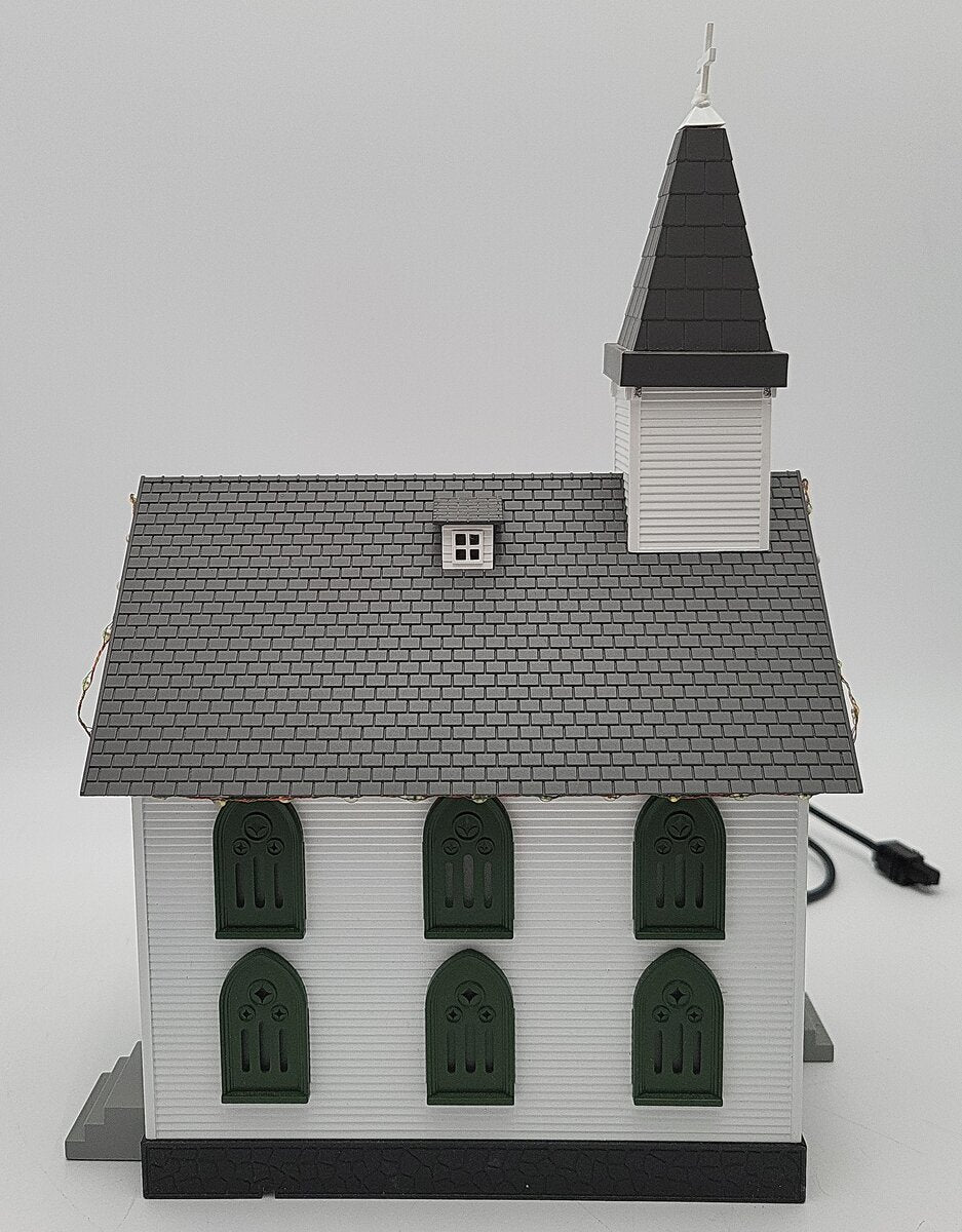 MTH 30-90578 O RailKing Country Church with White LEDs #5 EX