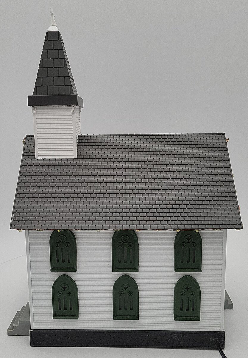 MTH 30-90578 O RailKing Country Church with White LEDs #5 EX