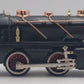 MTH 11-6022-0 O Black w/Brass Trim Traditional Steam Engine #262E VG