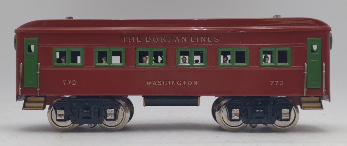 MTH 10-5027C Standard Gauge Red 772 Pullman VG/Box
