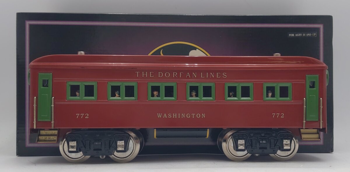 MTH 10-5027C Standard Gauge Red 772 Pullman VG/Box